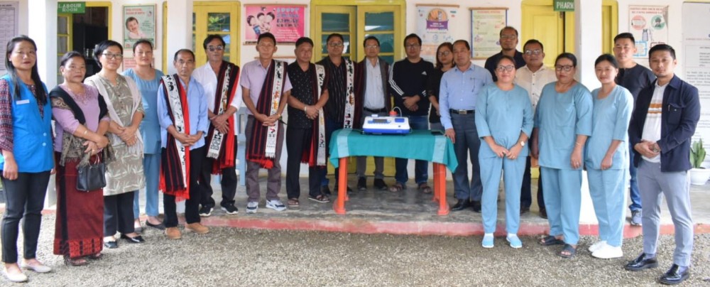 Officials and others during the felicitation and dedication programme held for various donations at PHC Ungma on June 11. (Morung Photo) 